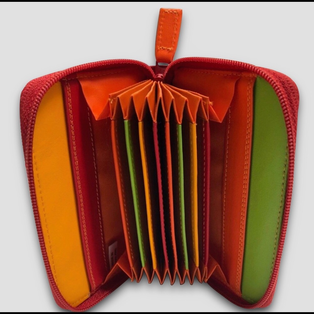 MYWALIT Zipped CreditCard Holder Napa Leather NWOT